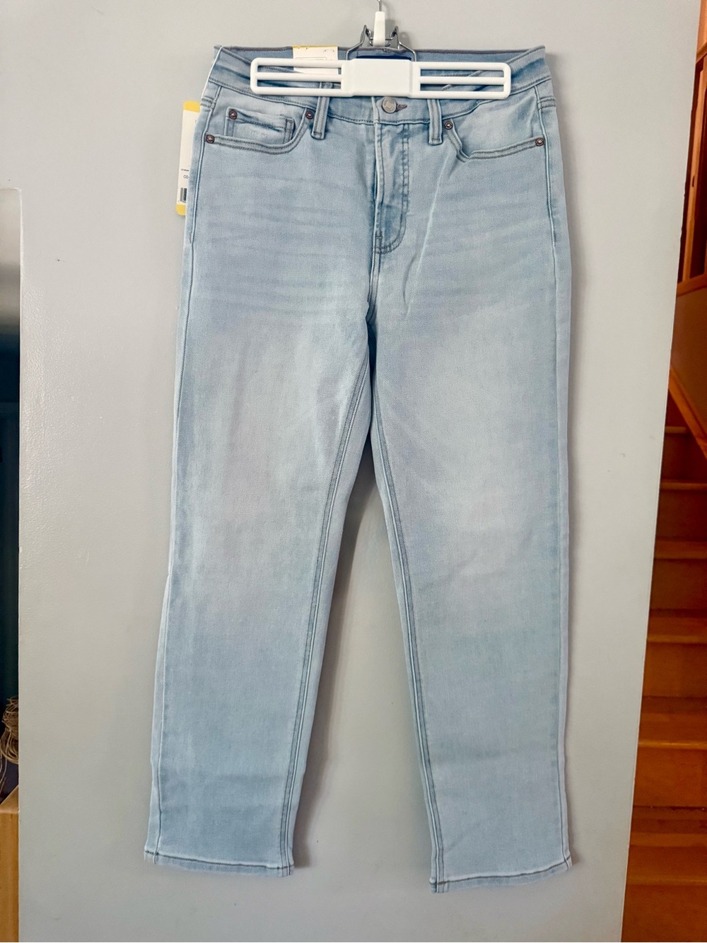 Scotch & Soda Light Wash High Rise Straight Jeans size 6